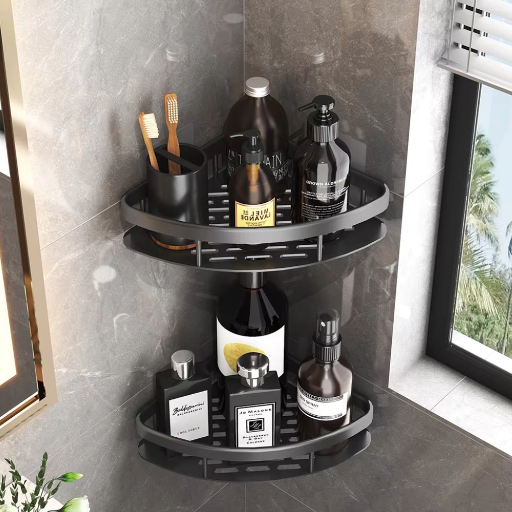 Półka prysznicowa Aluminium Nowoczesna Półka Łazienkowa Ścienna 30 cm