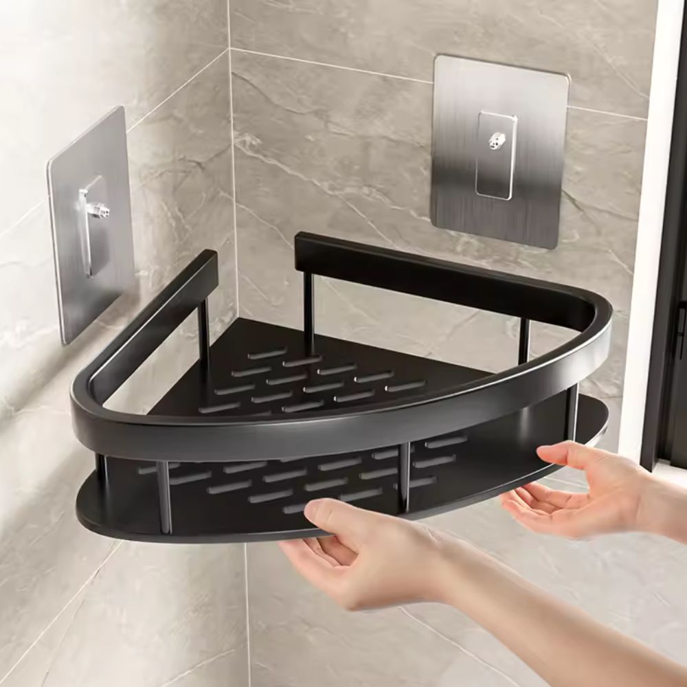 Półka prysznicowa Aluminium Nowoczesna Półka Łazienkowa Ścienna 30 cm