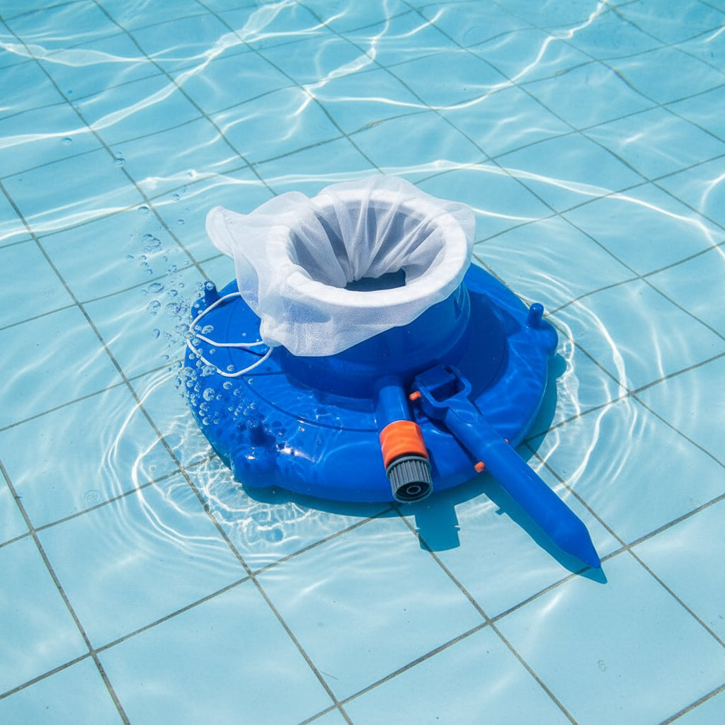 Poolvora czyścik do basenu z napędem wodnym do basenów, stawów i jacuzzi