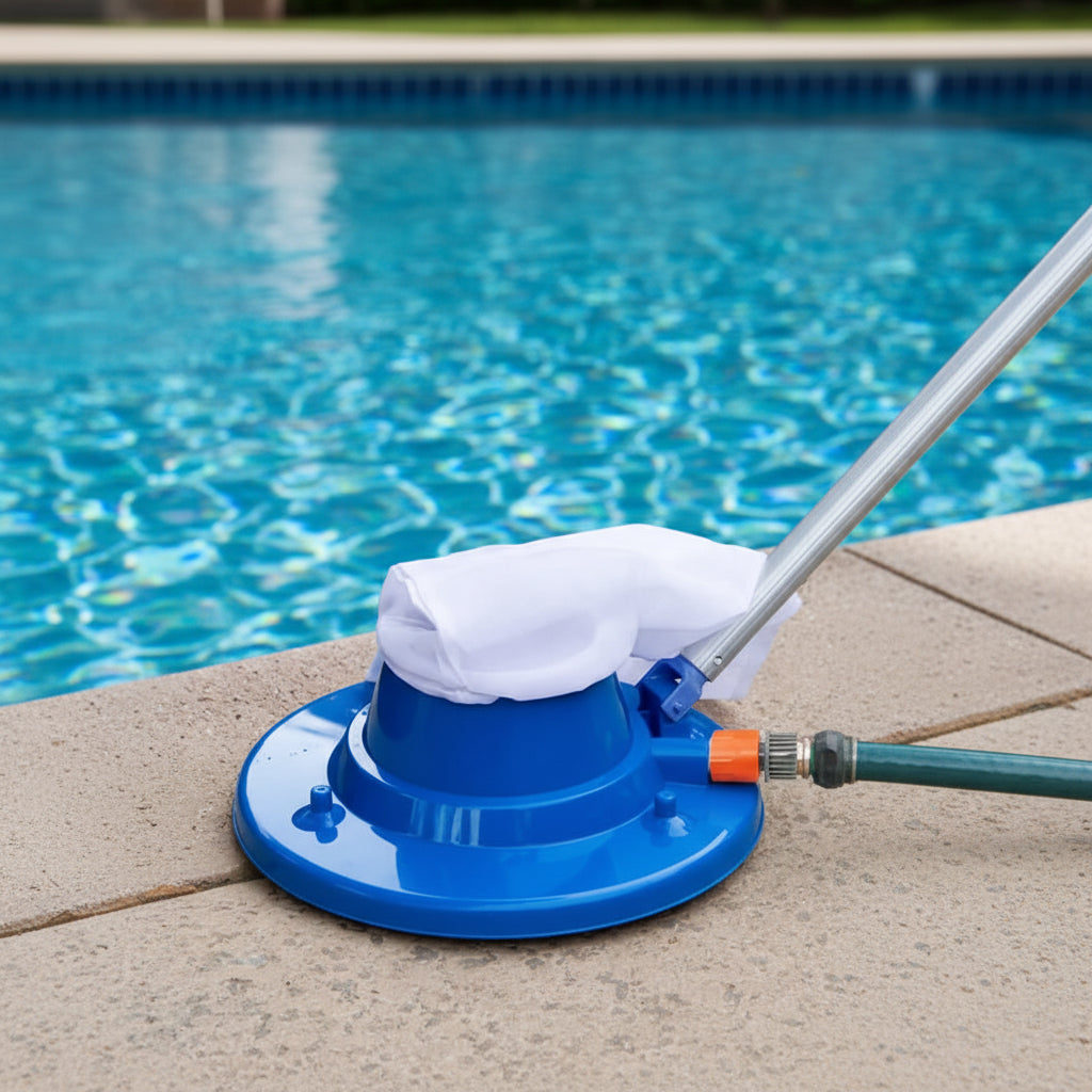 Poolvora czyścik do basenu z napędem wodnym do basenów, stawów i jacuzzi