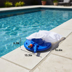 Poolvora czyścik do basenu z napędem wodnym do basenów, stawów i jacuzzi