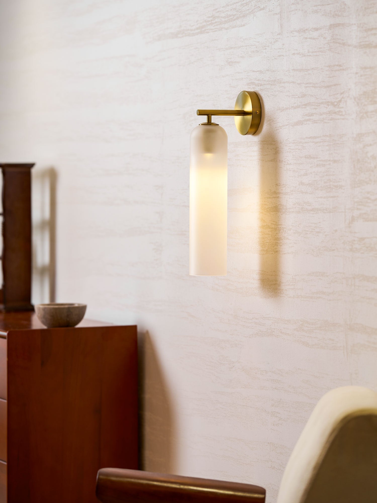 Moderne Wandleuchte mit Zylindrischem Design