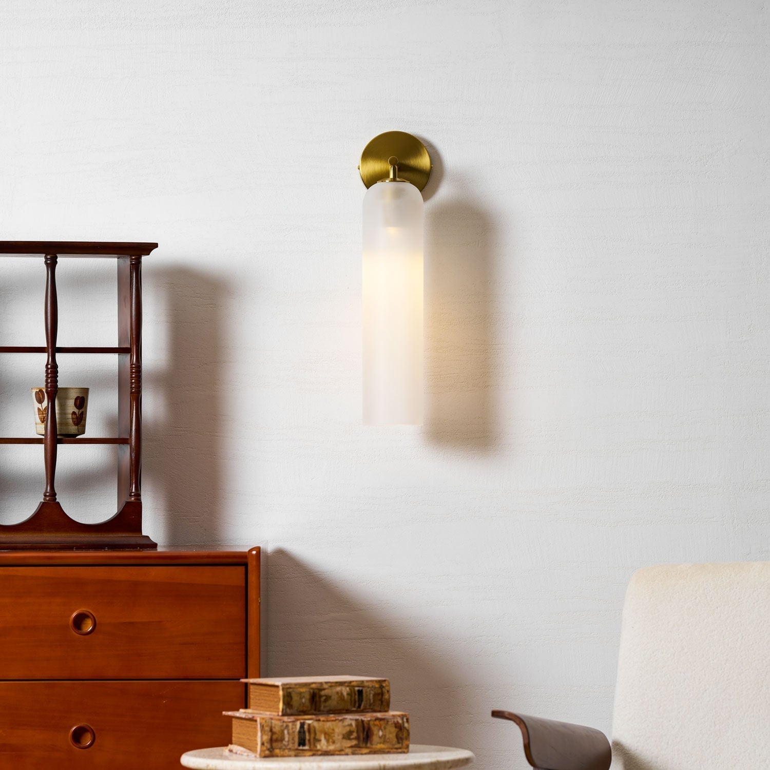 Moderne Wandleuchte mit Zylindrischem Design