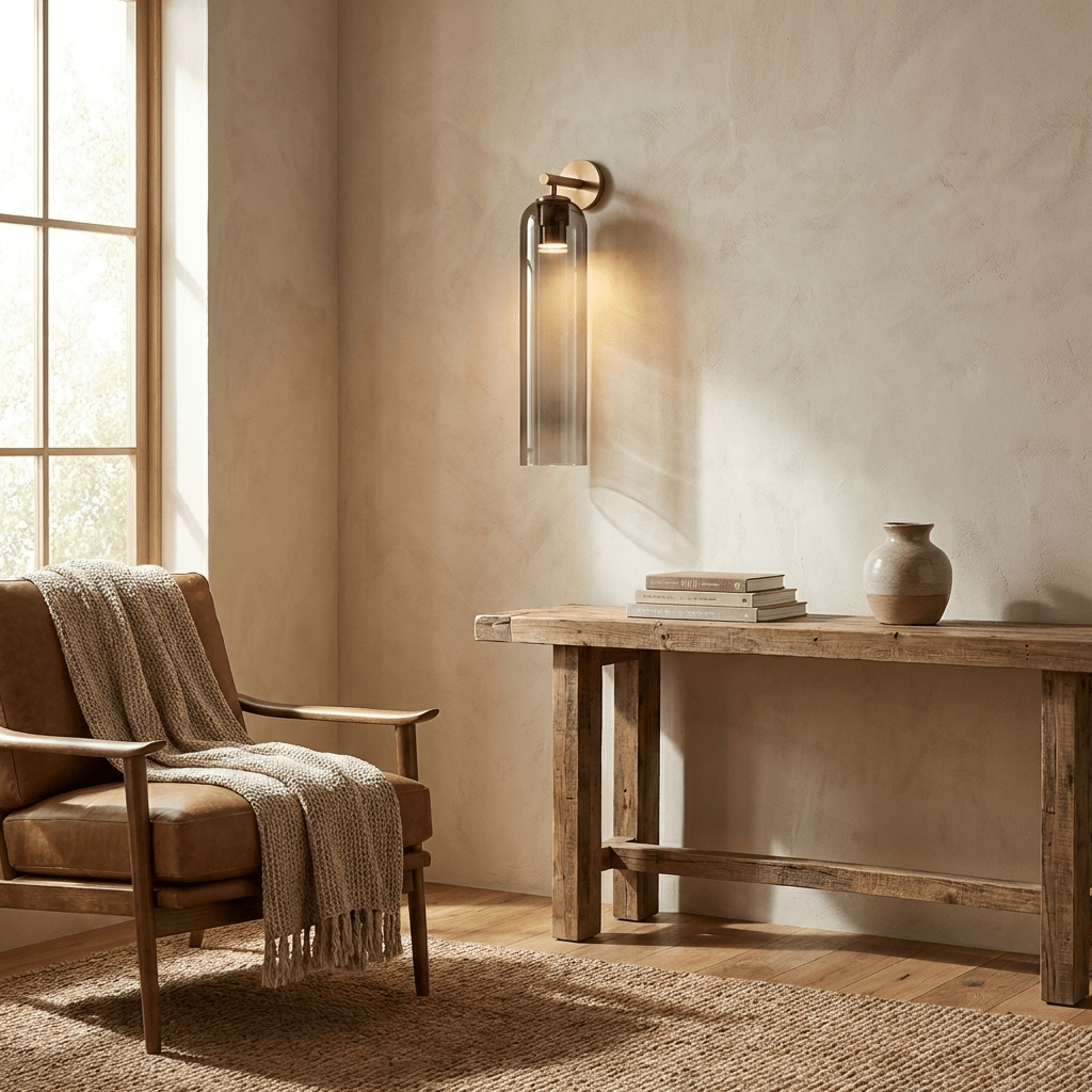 Moderne Wandleuchte mit Zylindrischem Design