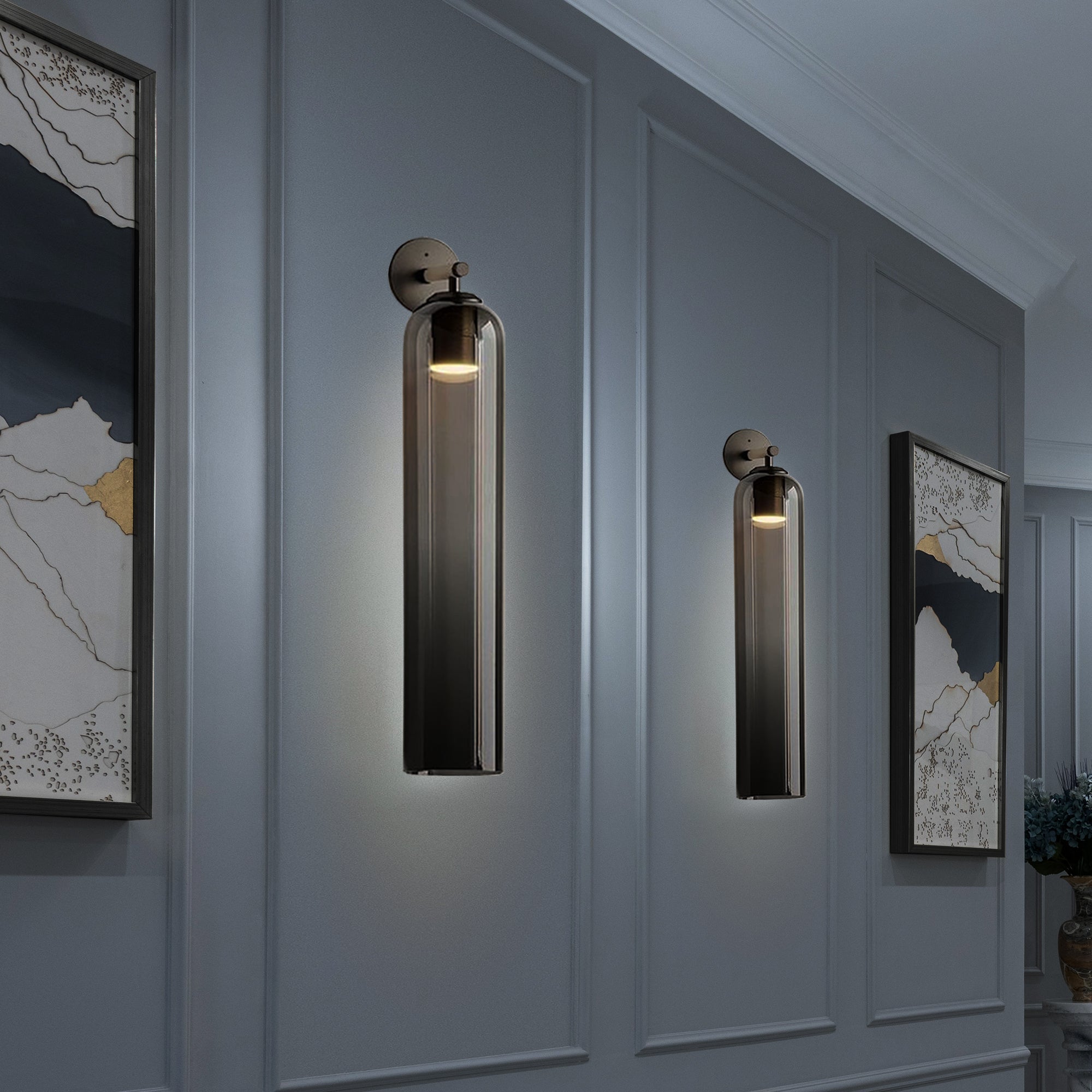 Moderne Wandleuchte mit Zylindrischem Design
