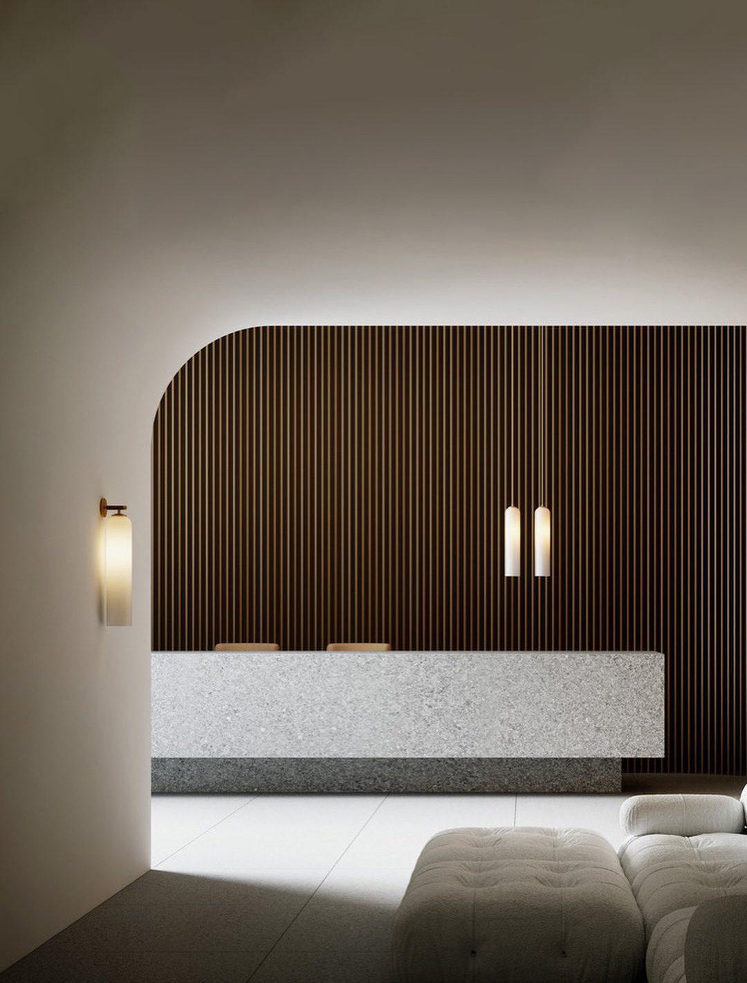 Moderne Wandleuchte mit Zylindrischem Design