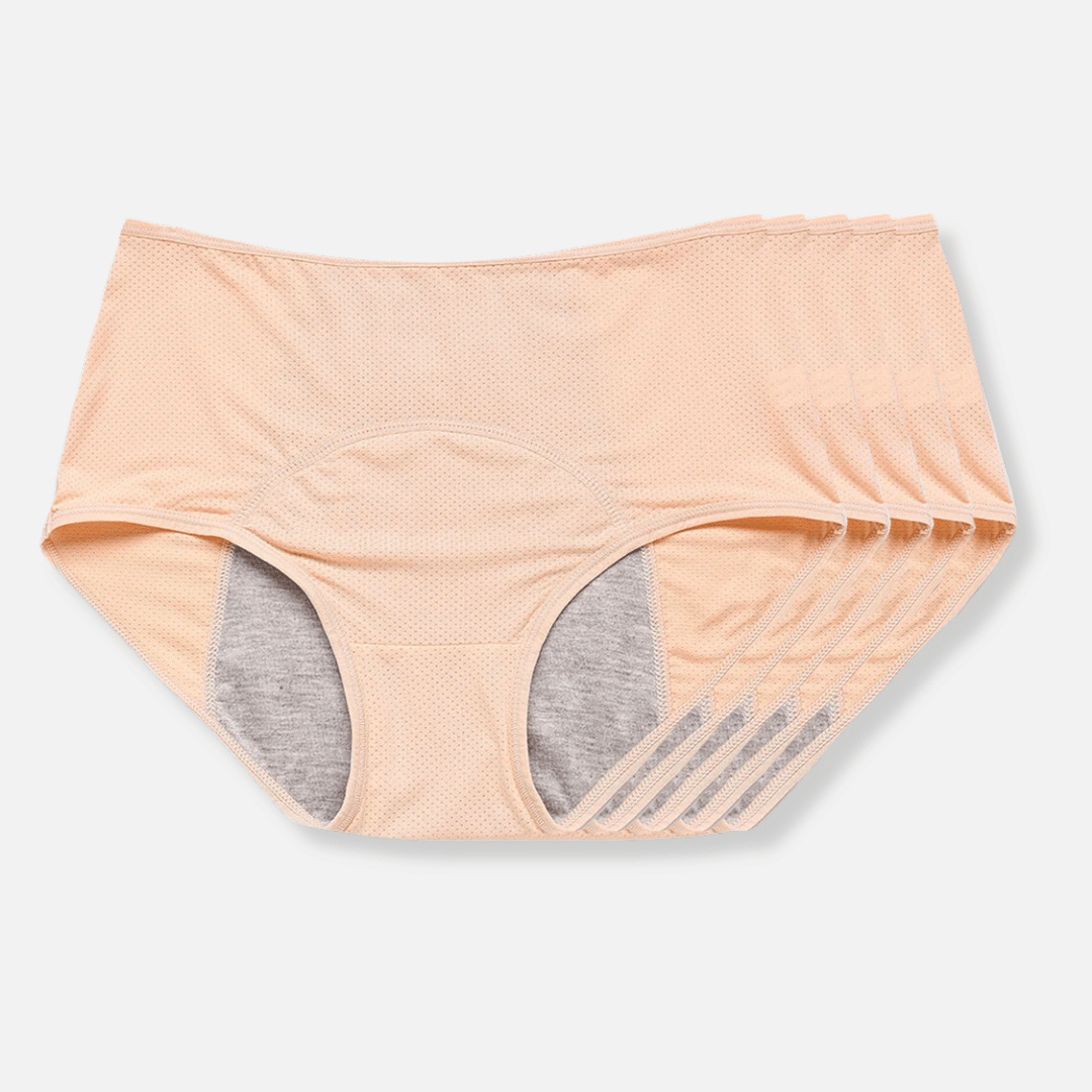 Auslaufsichere Damenunterwäsche mit Absorptionsschicht