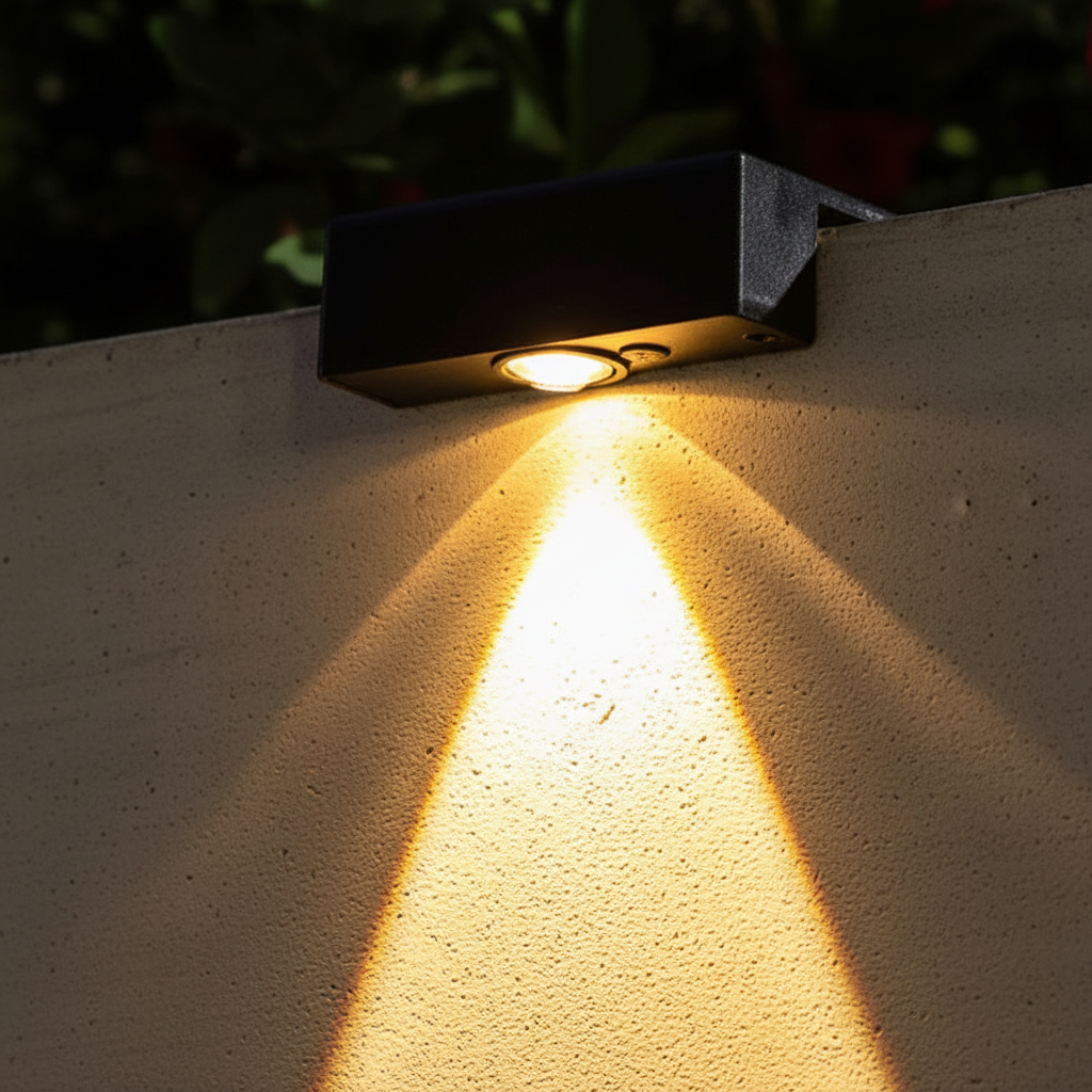 SolarLuma Außenleuchte Solar IP65 mit 3 Lichtmodi
