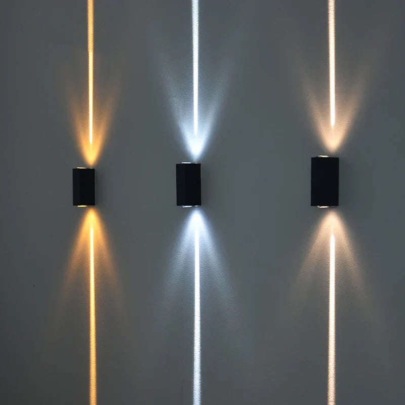 LichtSäule LED-lampa ścienna zewnętrzna IP65 do fasady i na taras