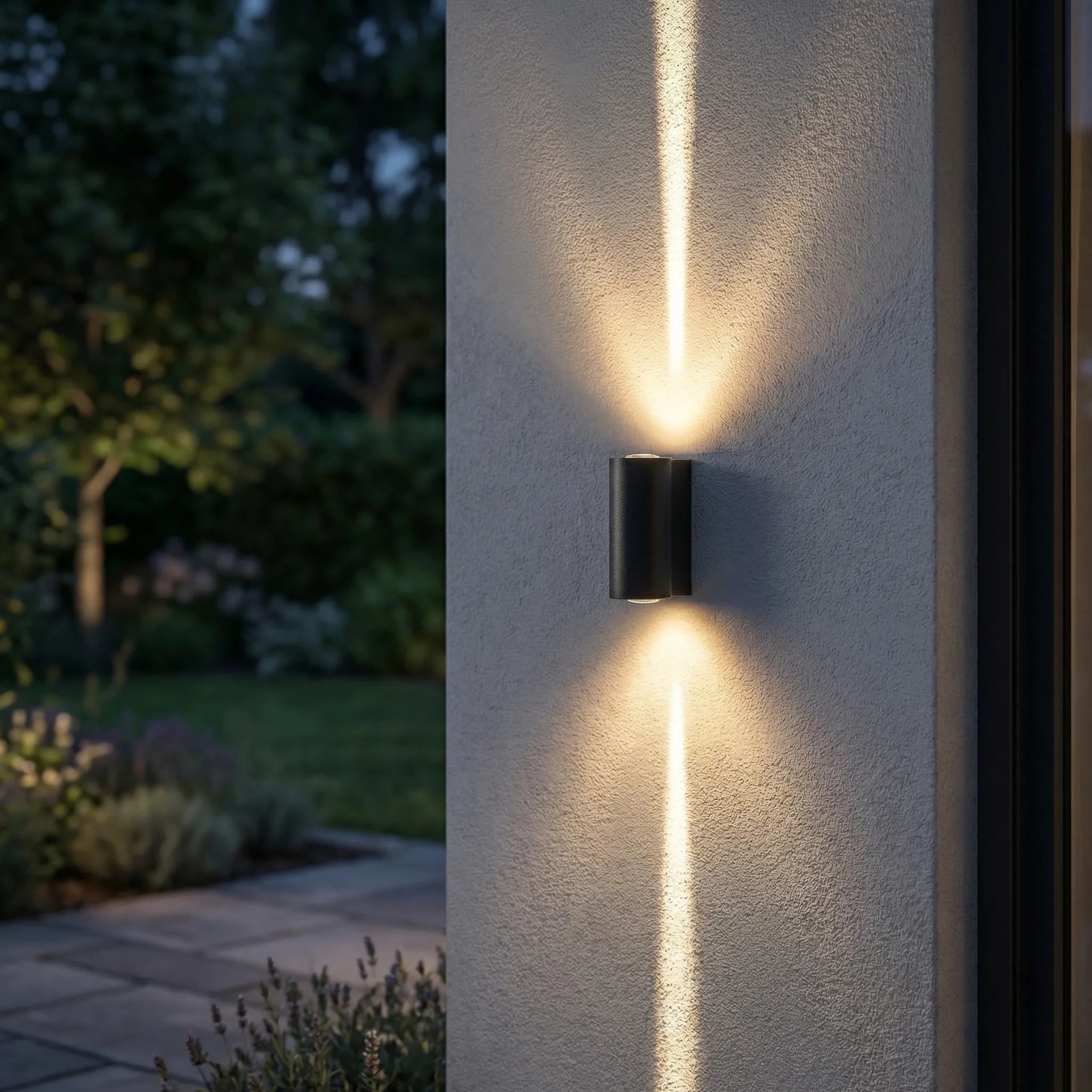 LichtSäule LED-lampa ścienna zewnętrzna IP65 do fasady i na taras