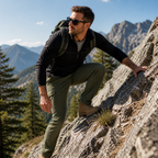 BergFlex Outdoorhose Herren leicht und schnelltrocknend