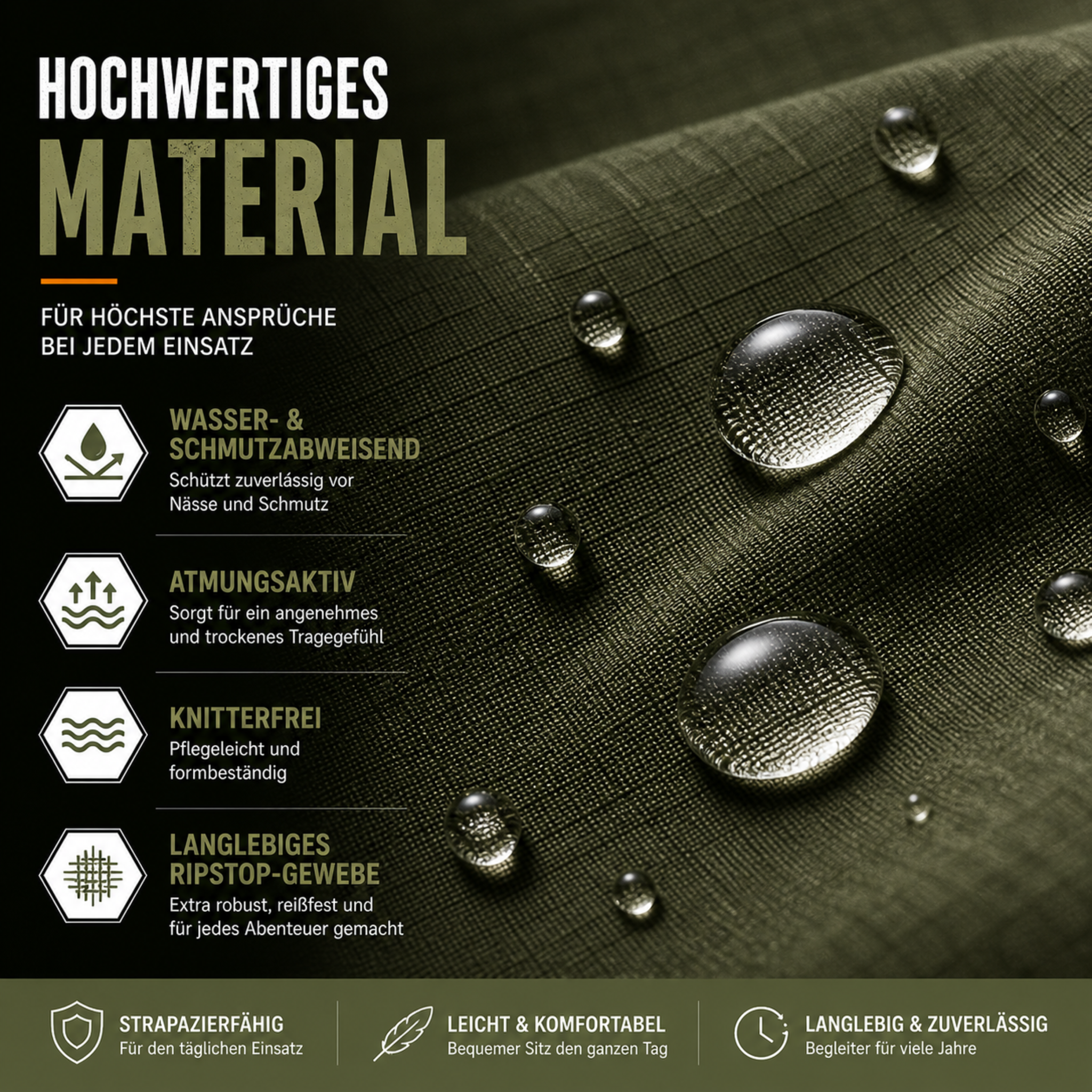 BergFlex Outdoorhose Herren leicht und schnelltrocknend