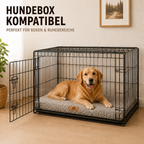 KuschelNest Hundematte mit Waschbarem Bezug und Rutschschutz
