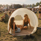 Sonnennest PopUp-Strandmuschel dla 3–4 osób z natychmiastowym montażem