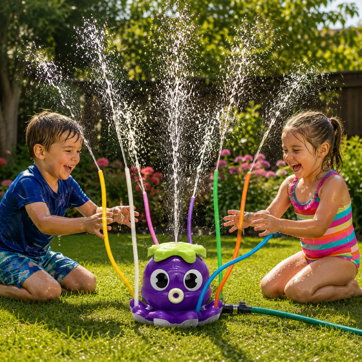 Hydrilo zraszacz wodny ośmiornica do ogrodu i letniej zabawy z wodą