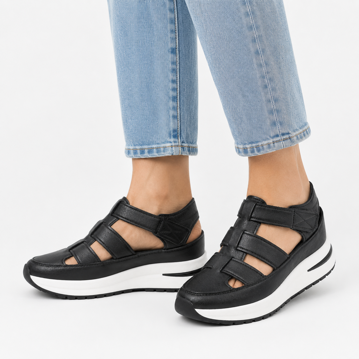 Noventra Damen Komfortschuhe Ergonomische Freizeitschuhe mit Dämpfung