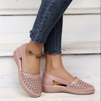 Komfortiva FlexSchritt Damen Slipper aus Leder mit Komfortsohle