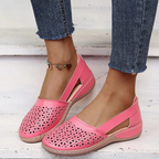 Komfortiva FlexSchritt Damen Slipper aus Leder mit Komfortsohle