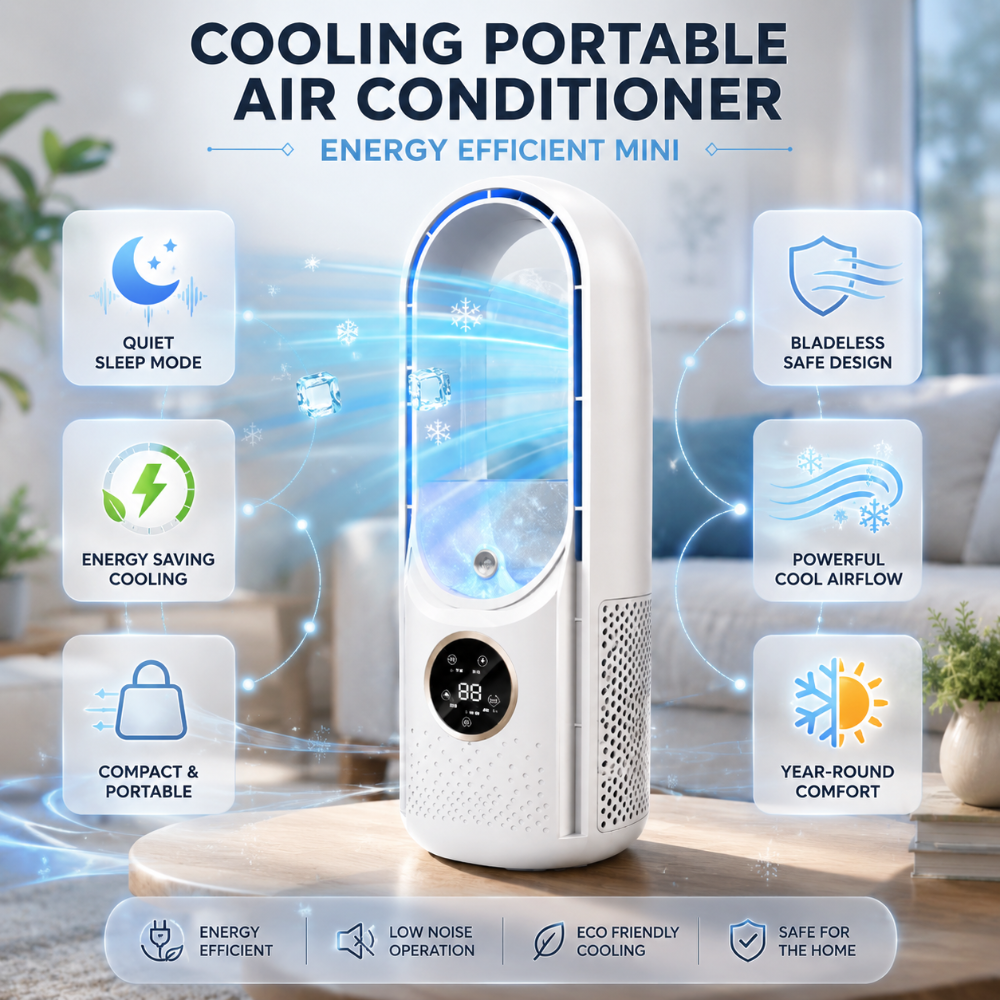 Przenośna mini klimatyzacja AirFlow Pro
