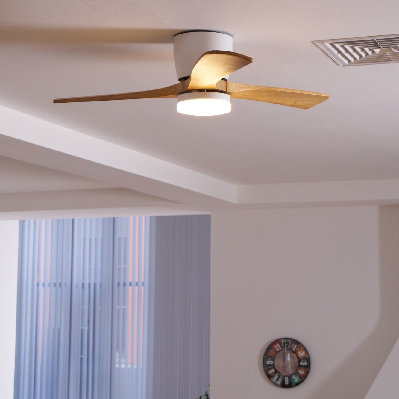 LED Deckenlampe mit Ventilator und Fernbedienung