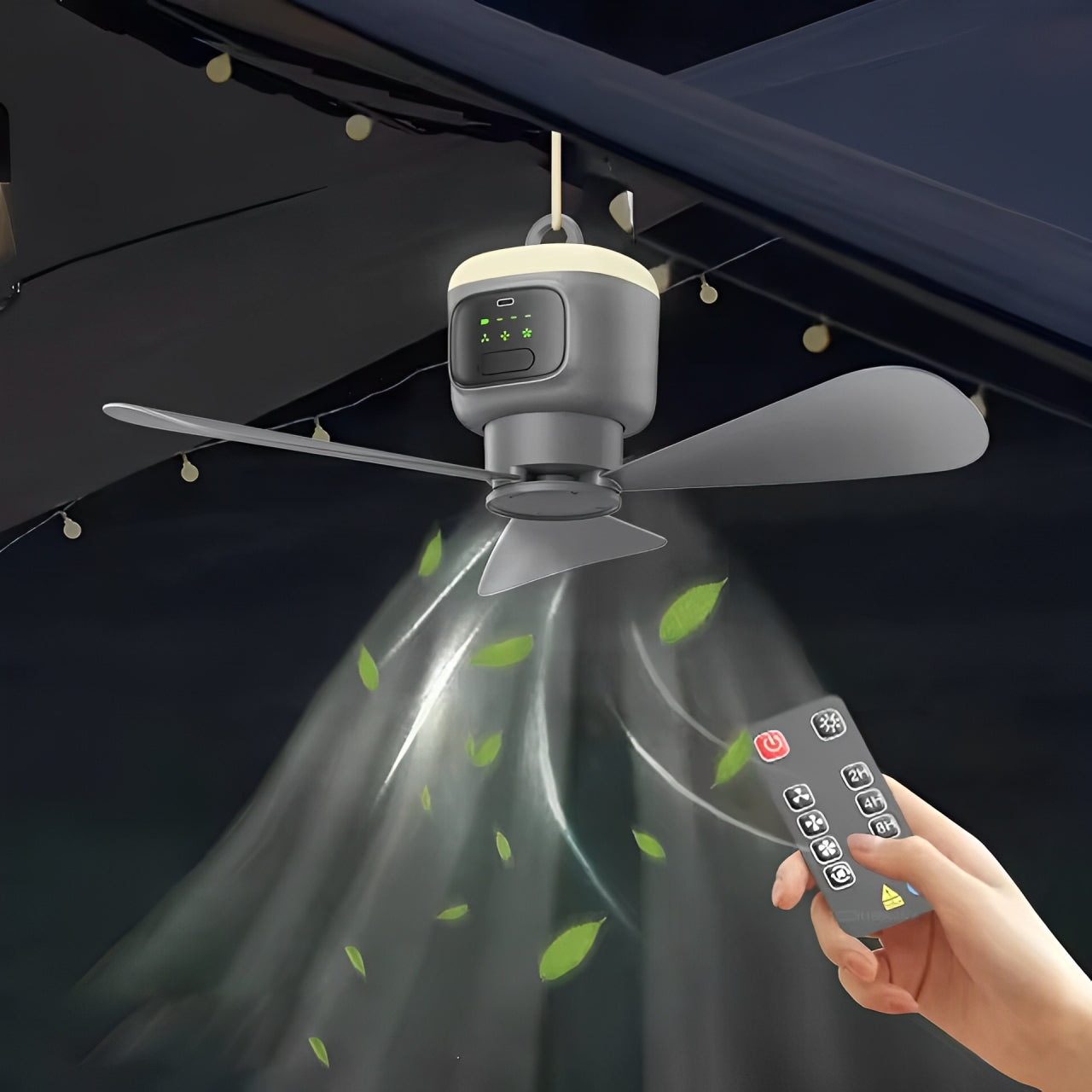 AirNova Trådløs loftsventilator