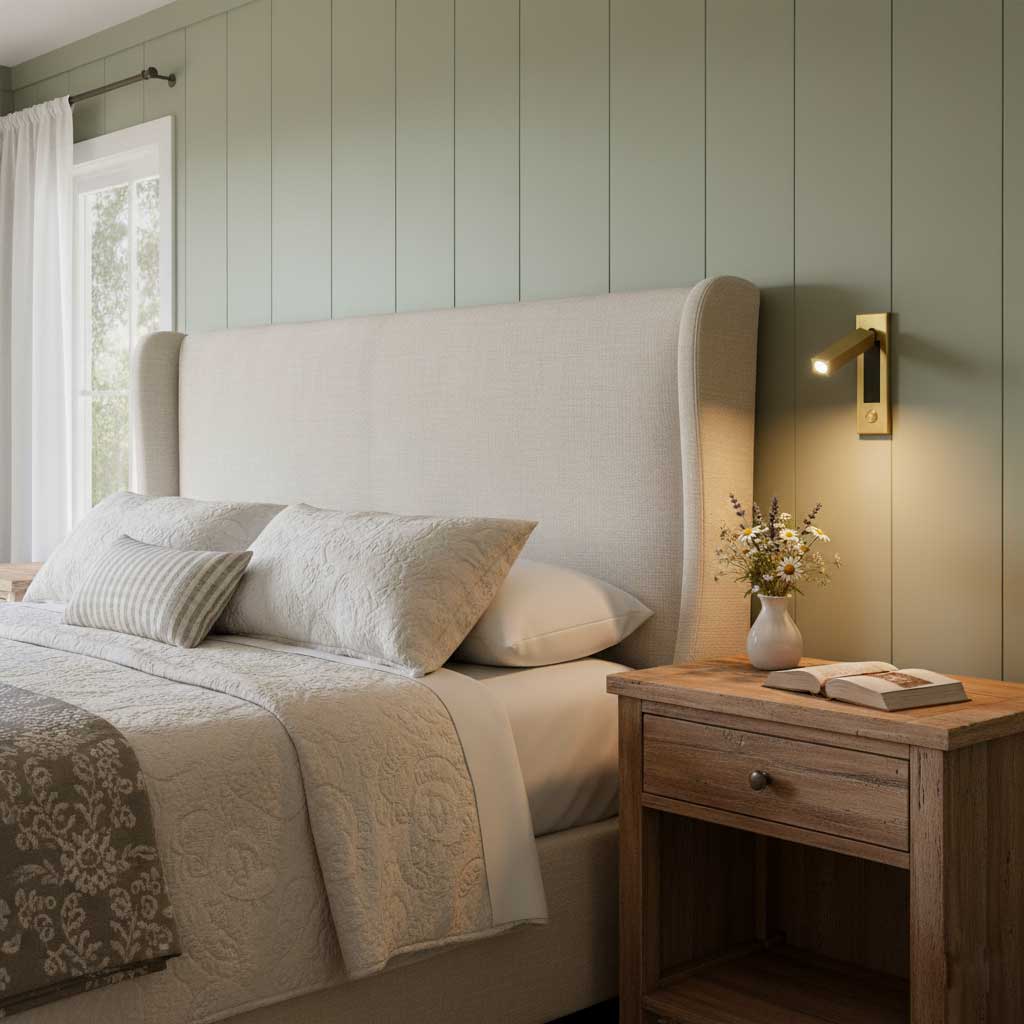 Verstellbare LED Wandleuchte für Schlafzimmer und Leseecke