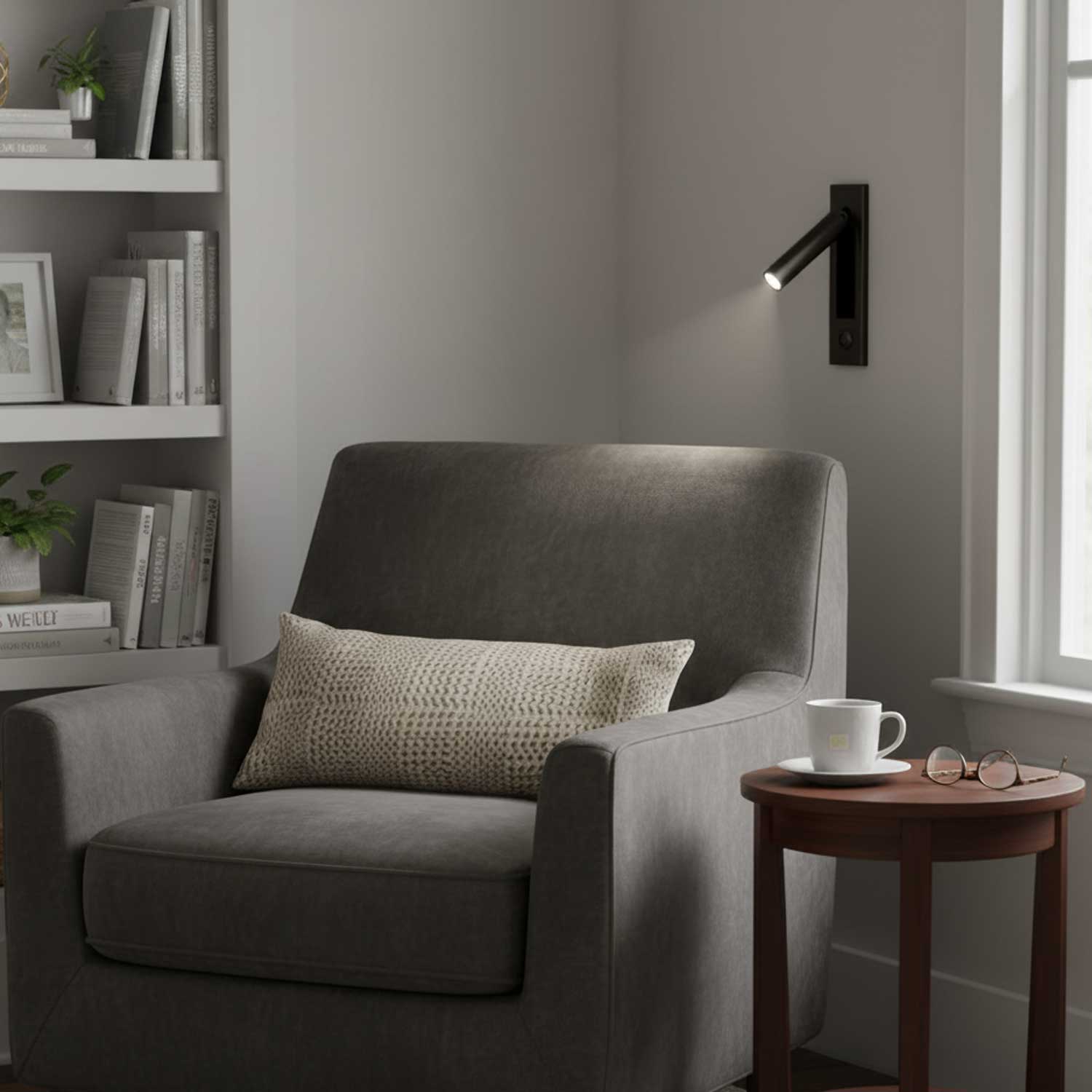 Verstellbare LED Wandleuchte für Schlafzimmer und Leseecke