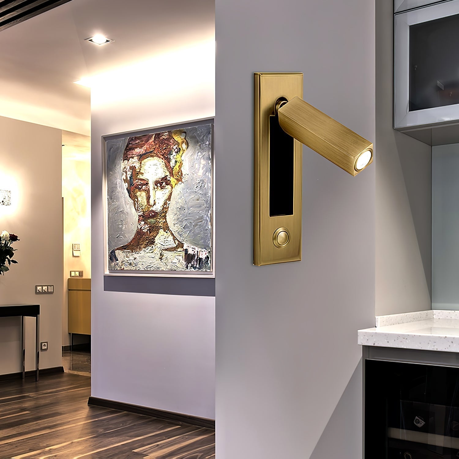Verstellbare LED Wandleuchte für Schlafzimmer und Leseecke