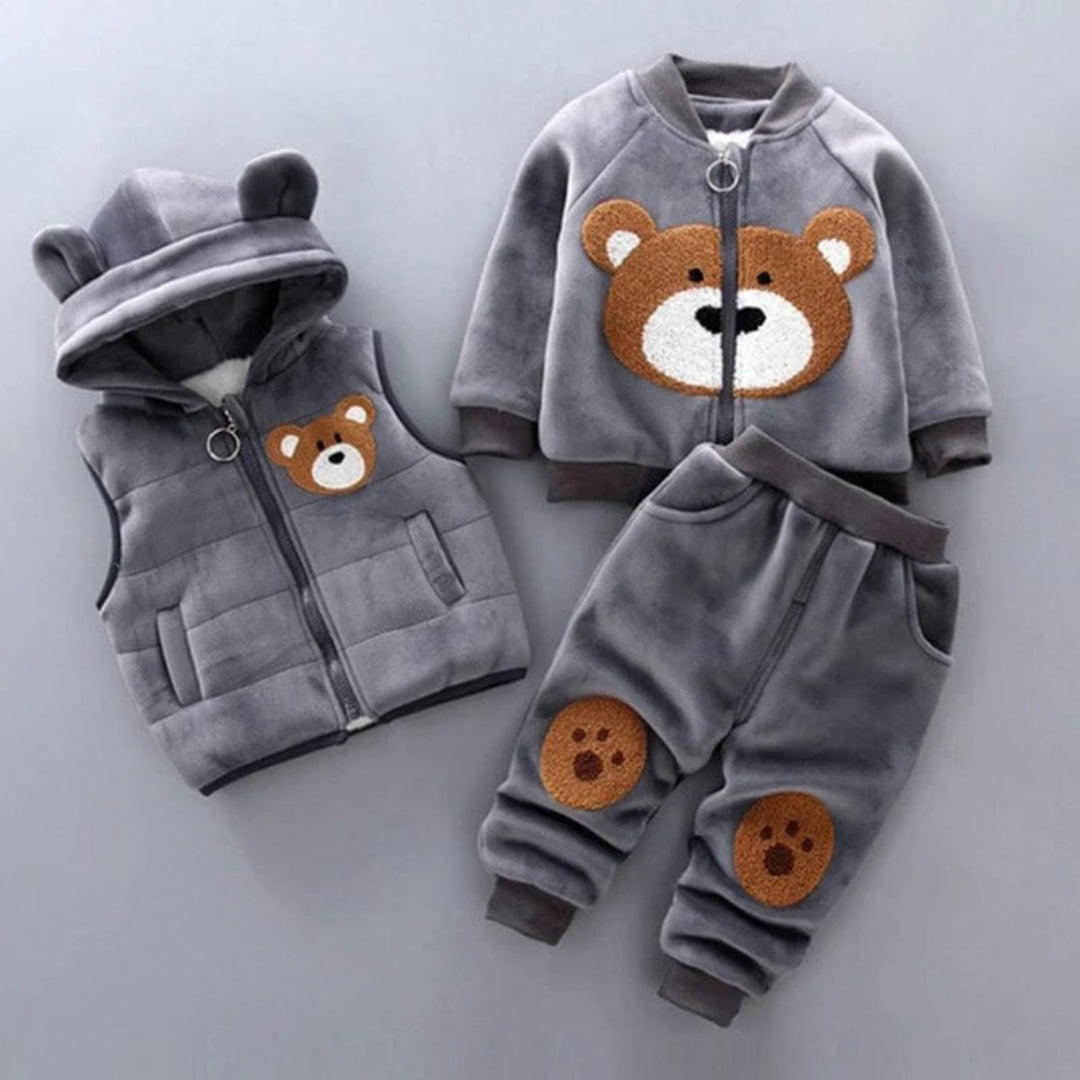 BearBuddy Babyset 3-teilig – Jacke, Weste und Hose
