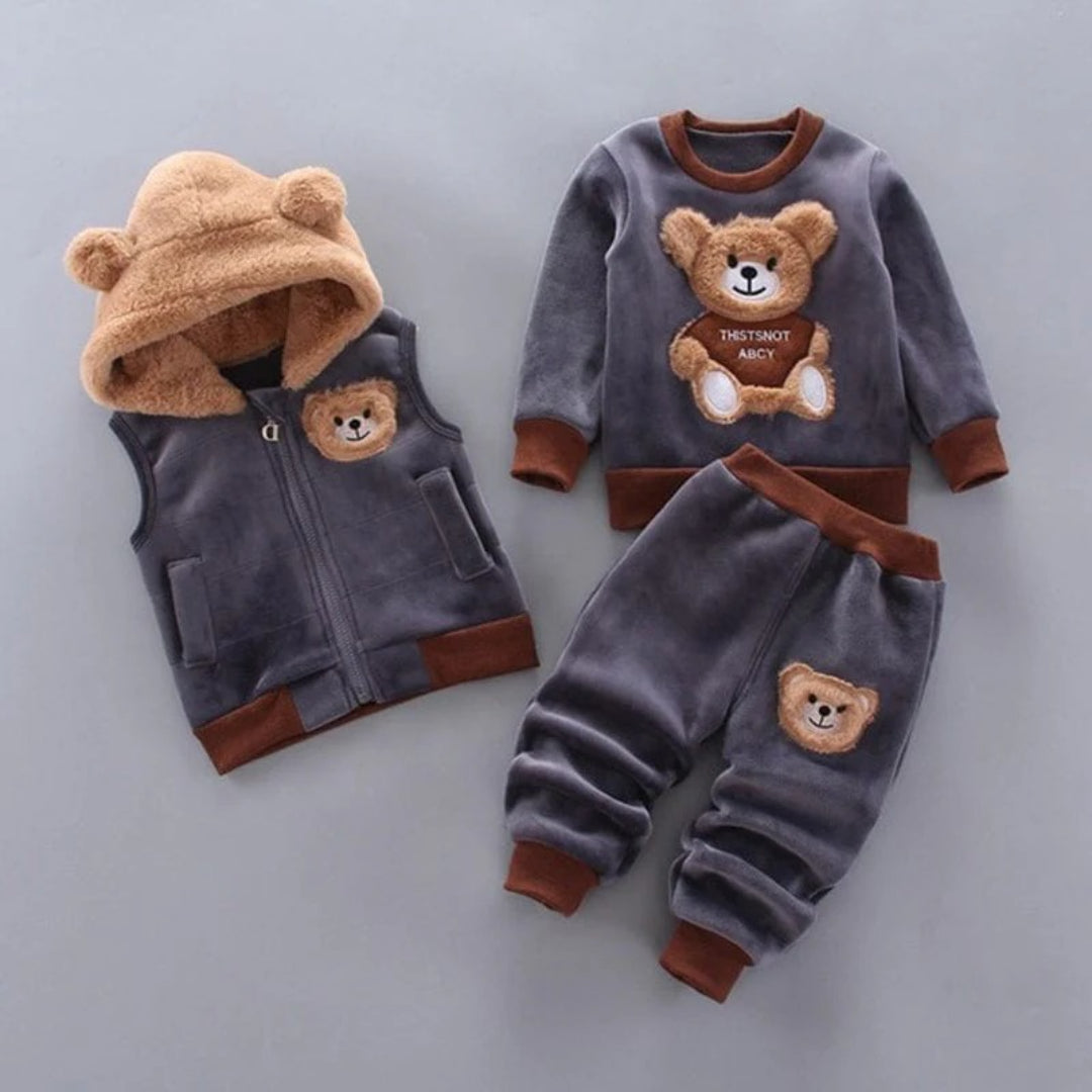 BearBuddy Babyset 3-teilig – Jacke, Weste und Hose