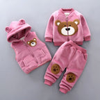 BearBuddy Babyset 3-teilig – Jacke, Weste und Hose