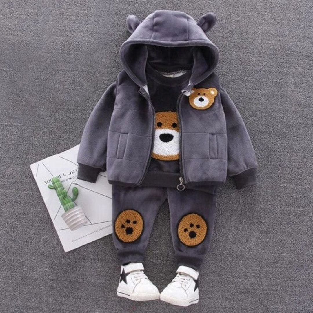 BearBuddy Babyset 3-teilig – Jacke, Weste und Hose
