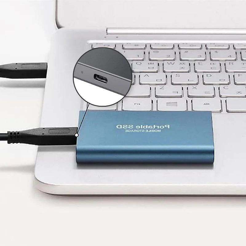 SpeedVault Externe SSD Speicher USB 3.1 Tragbar Schnell