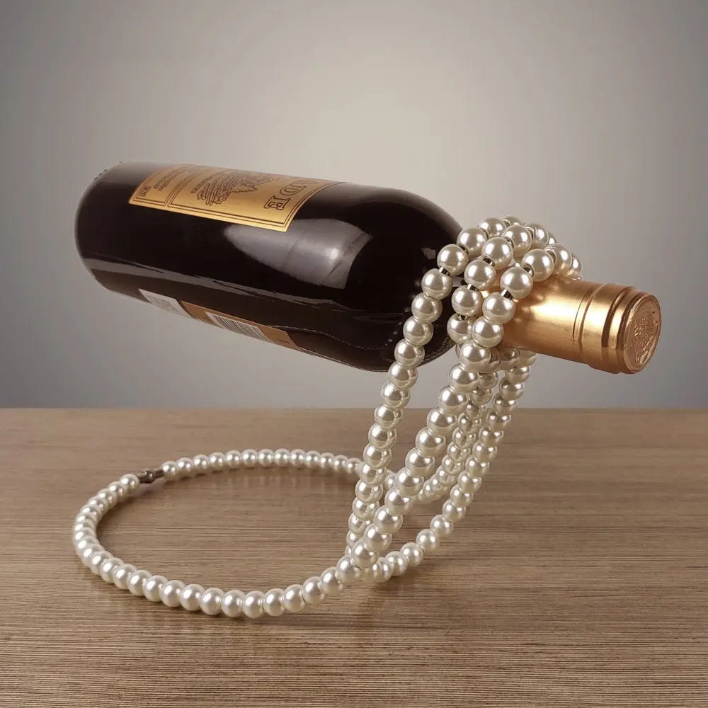 Levino Weinflaschenhalter mit Schwebendem Design aus Metall
