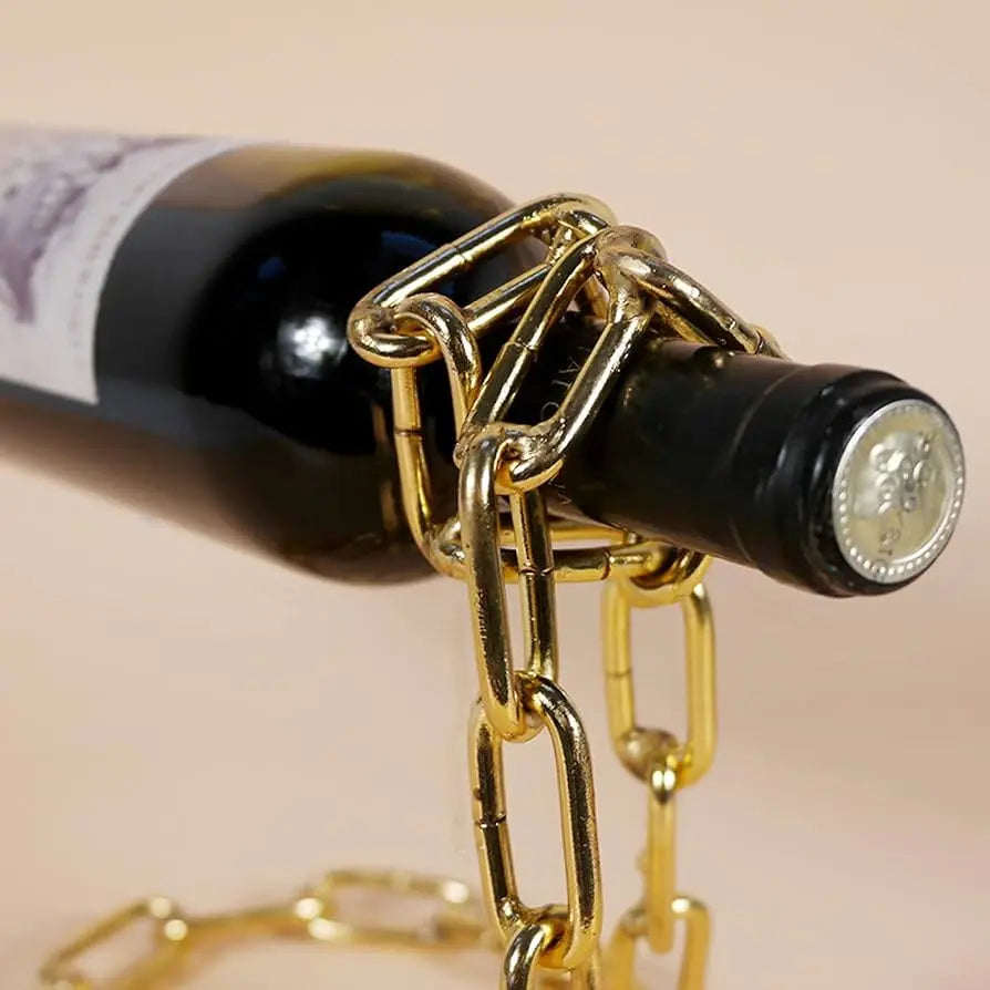 Levino Weinflaschenhalter mit Schwebendem Design aus Metall