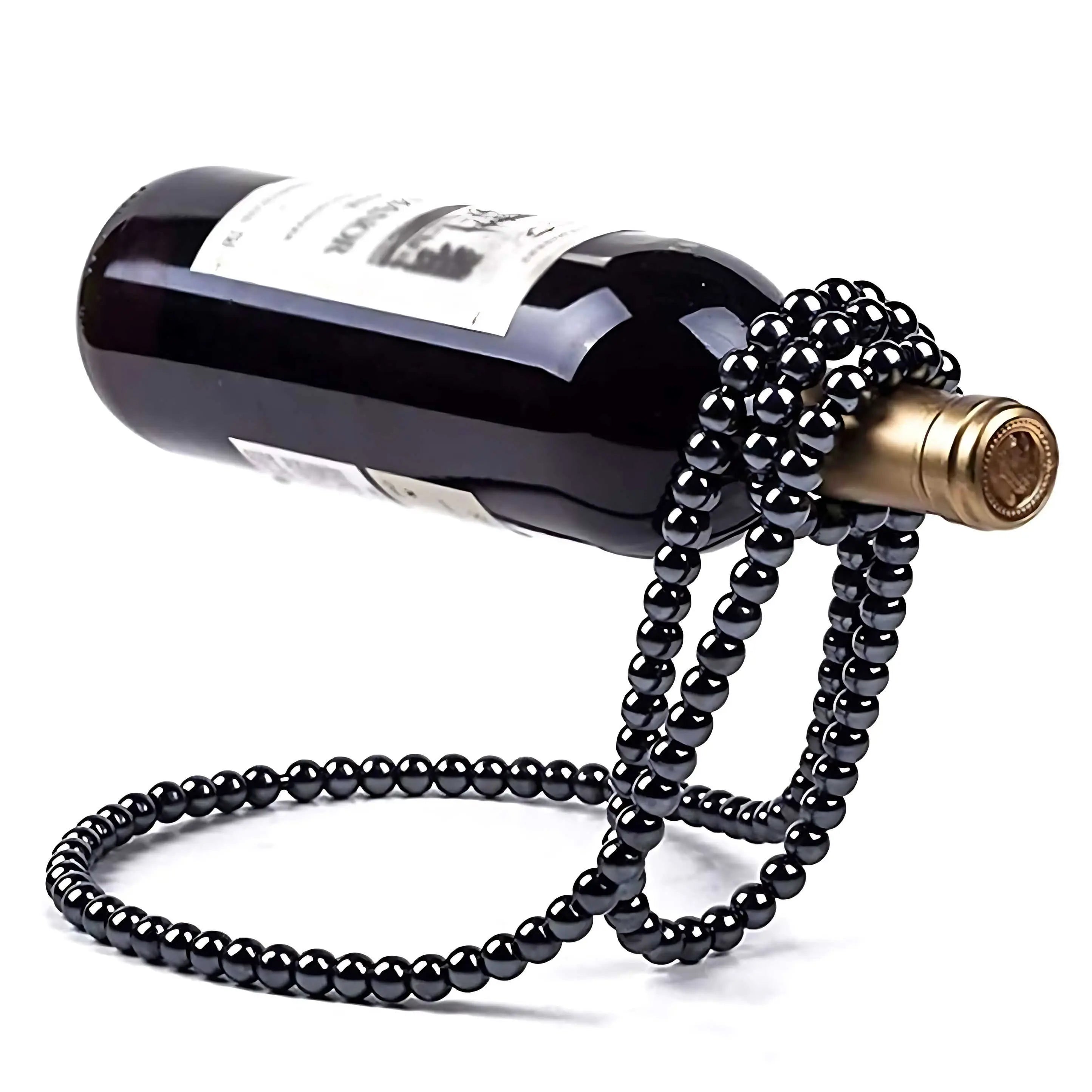 Levino Weinflaschenhalter mit Schwebendem Design aus Metall