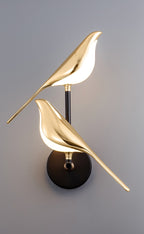 Title AureliaVogel LED Wandleuchte Gold Stil Warmweiß 15W