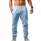 LeinenKomfort Herren Leinenhose mit Geradem Schnitt