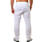 LeinenKomfort Herren Leinenhose mit Geradem Schnitt