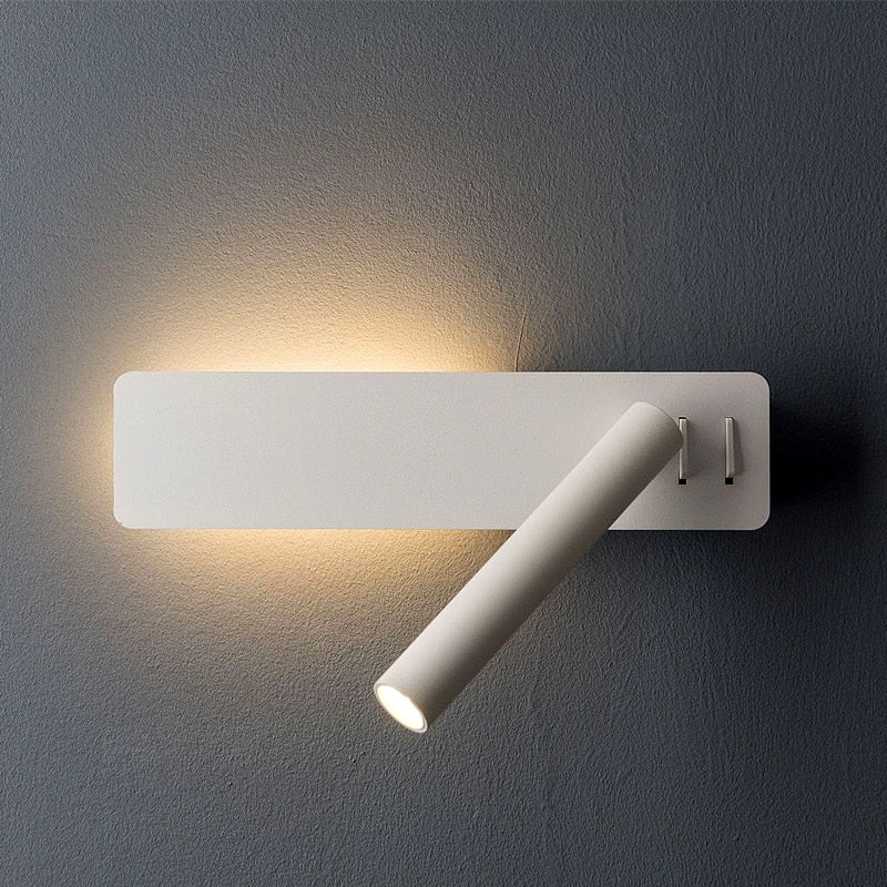 Lampa ścienna LED, lampa do czytania, obrotowa, elastyczna, do sypialni