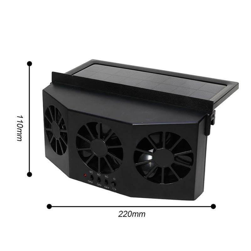 SolarVent AutoFresh bilventilator med solpanel til bilvindue