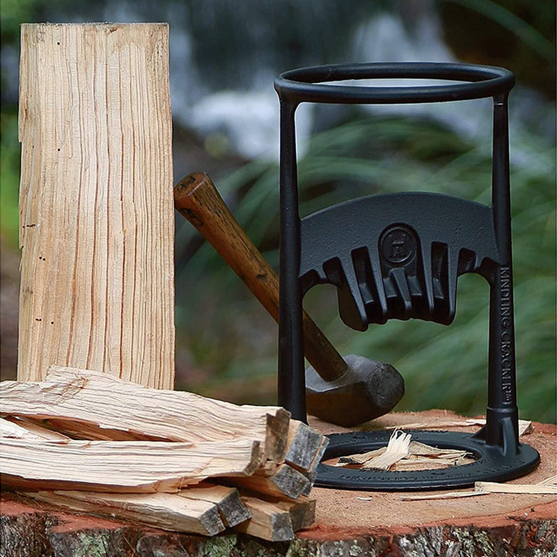 HolzKraft Ringspalter Gusseisen Sicher Effizient Brennholz