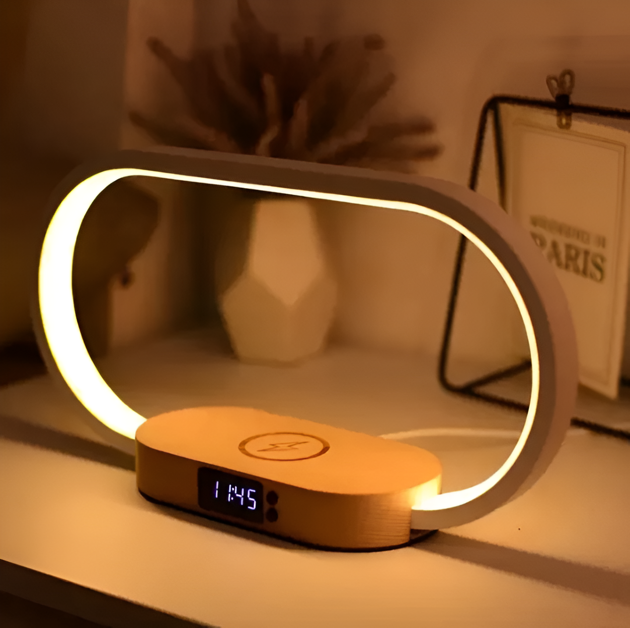 LumiDock LED Nachtlampe mit Ladefunktion