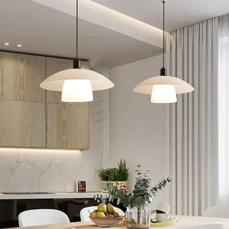 Lampa wisząca ZenLicht szklana minimalistyczna japońska ciepła biała