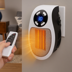 ThermoCube Kompakter Wandheizer mit Fernbedienung 500W