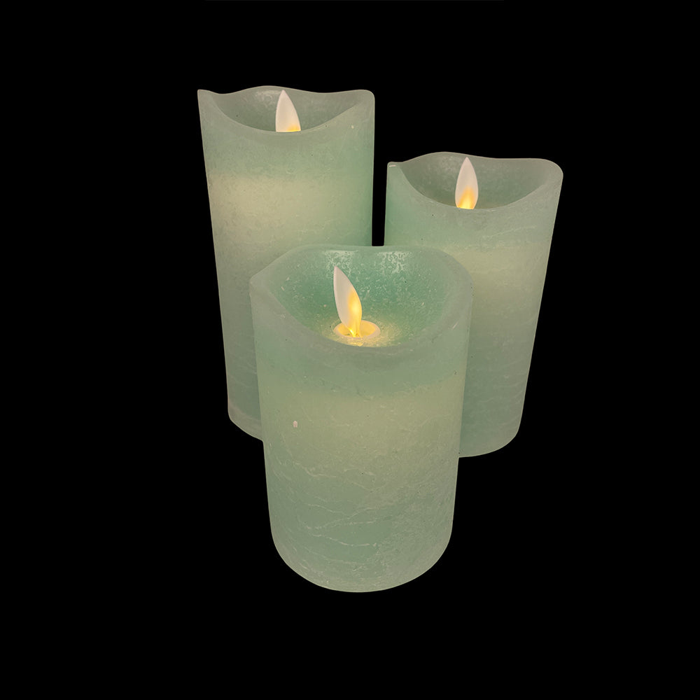 LED Kerze Rustikale Gestaltung Gefahrenloses Stimmungslicht