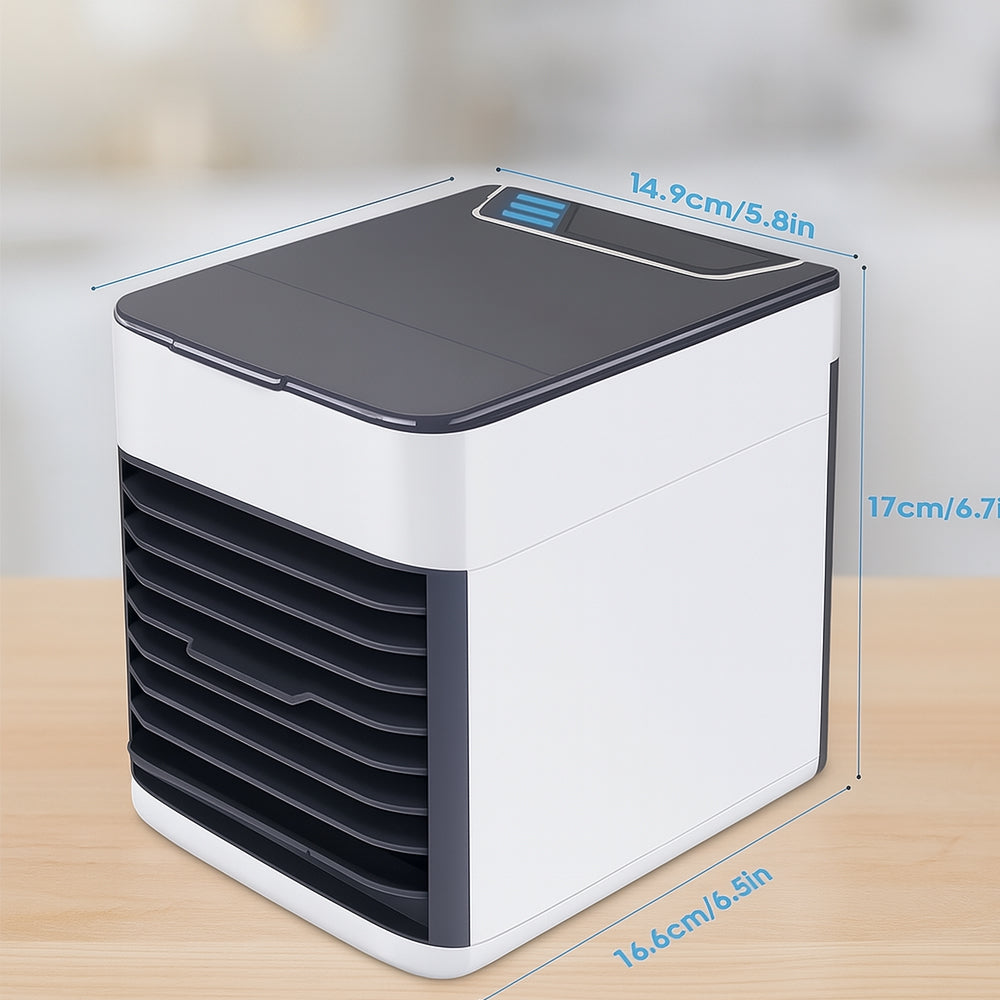 FreshCube AirCool USB luftkøler med LED & vandtank 750ml