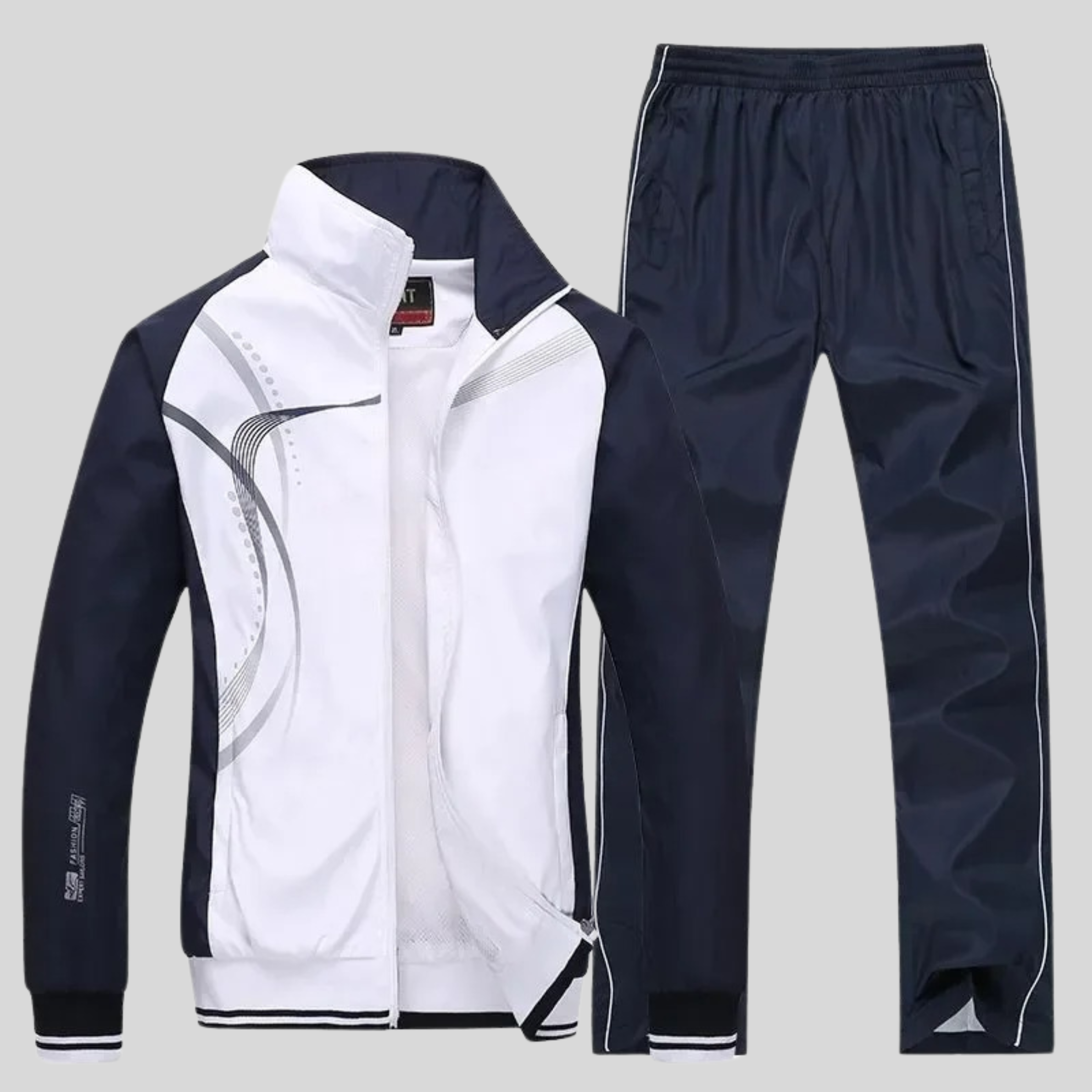 Męski dres o luźnym kroju