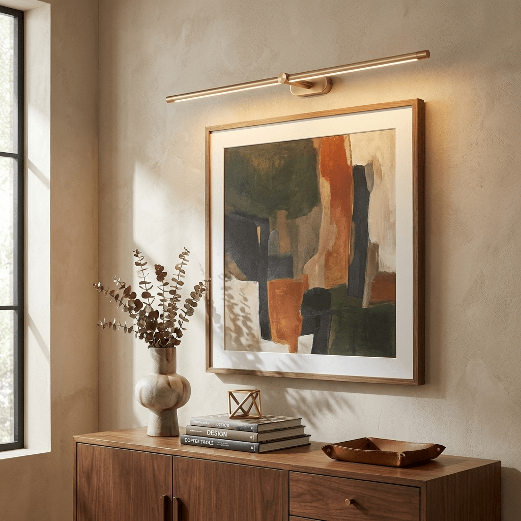 Lineare LED Spiegelleuchte für Badezimmer und Waschtisch
