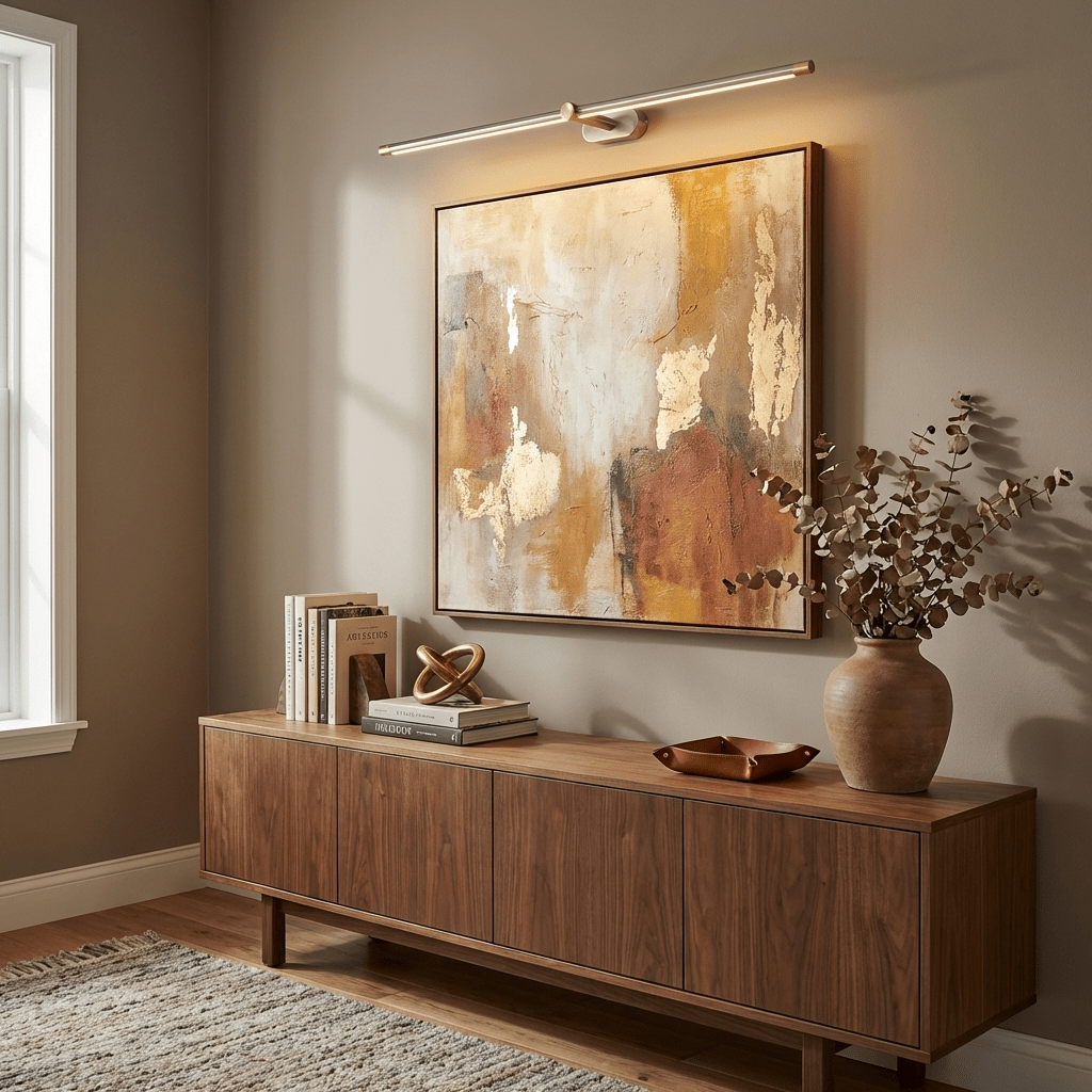 Lineare LED Spiegelleuchte für Badezimmer und Waschtisch
